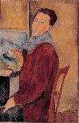 Amedeo Modigliani Self-portrait. oil painting on canvas